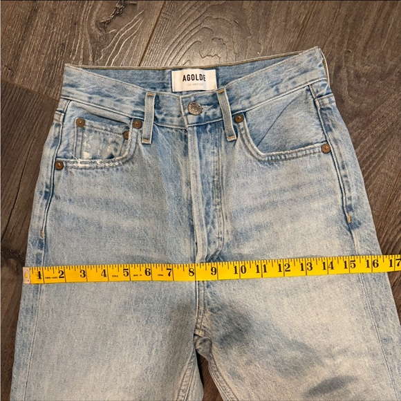 Agolde Riley Hi Rise Straight Crop Shatter size 22 - Picture 14 of 15